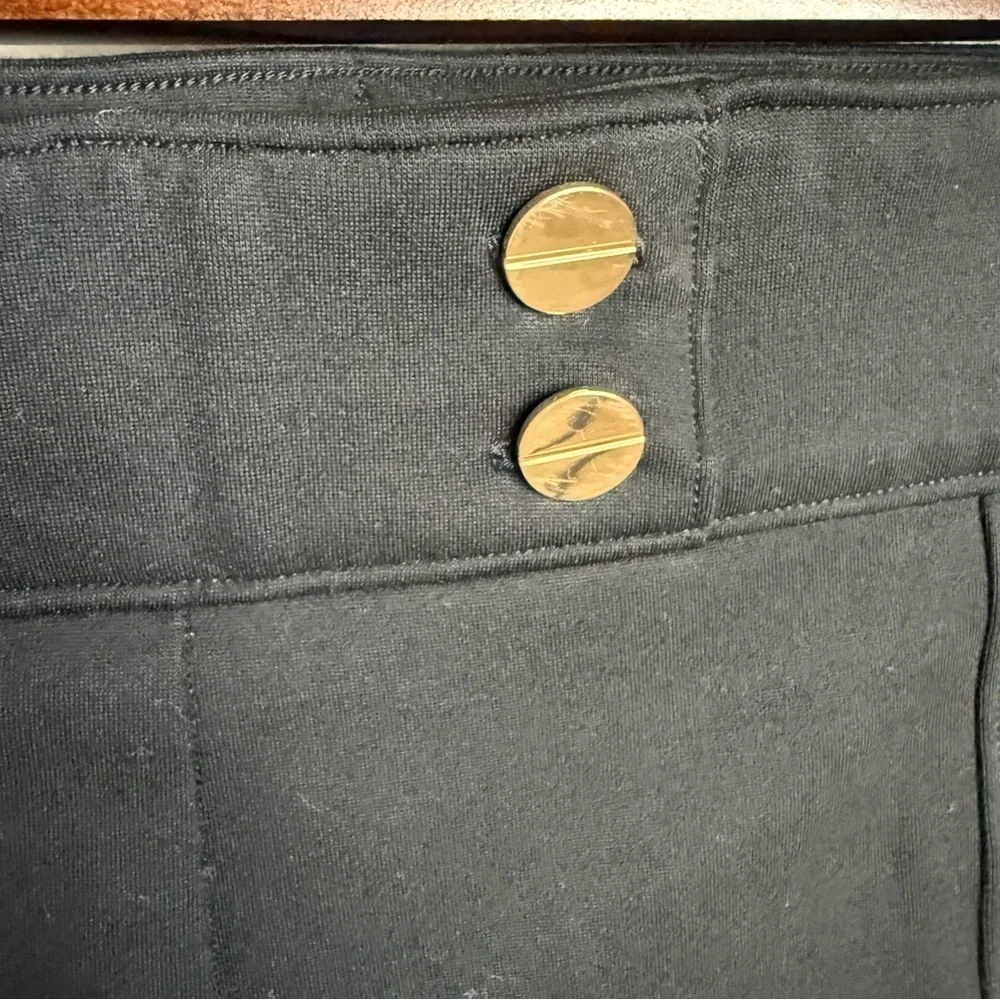 SPANX | The PerfectFit Ponte Tapered Ankle High Rise Black Pants | Sz M